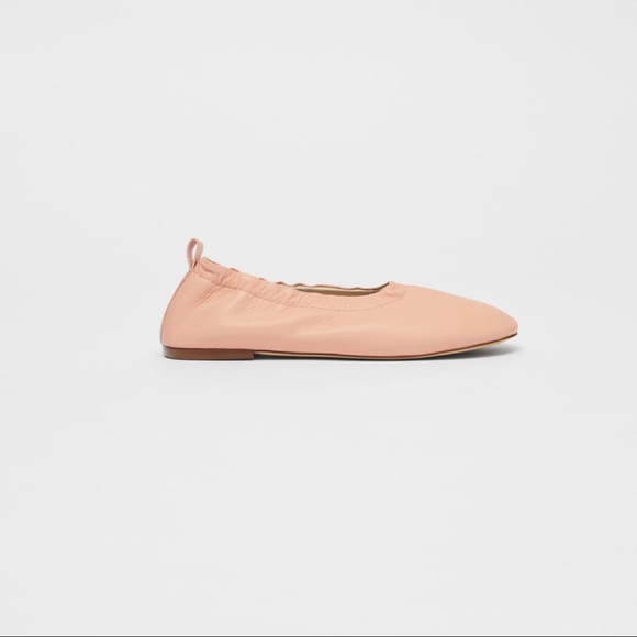 ZARA GIRLS LIMITED EDITION SOFT LEATHER BALLET FLATS - Picture 2 of 9